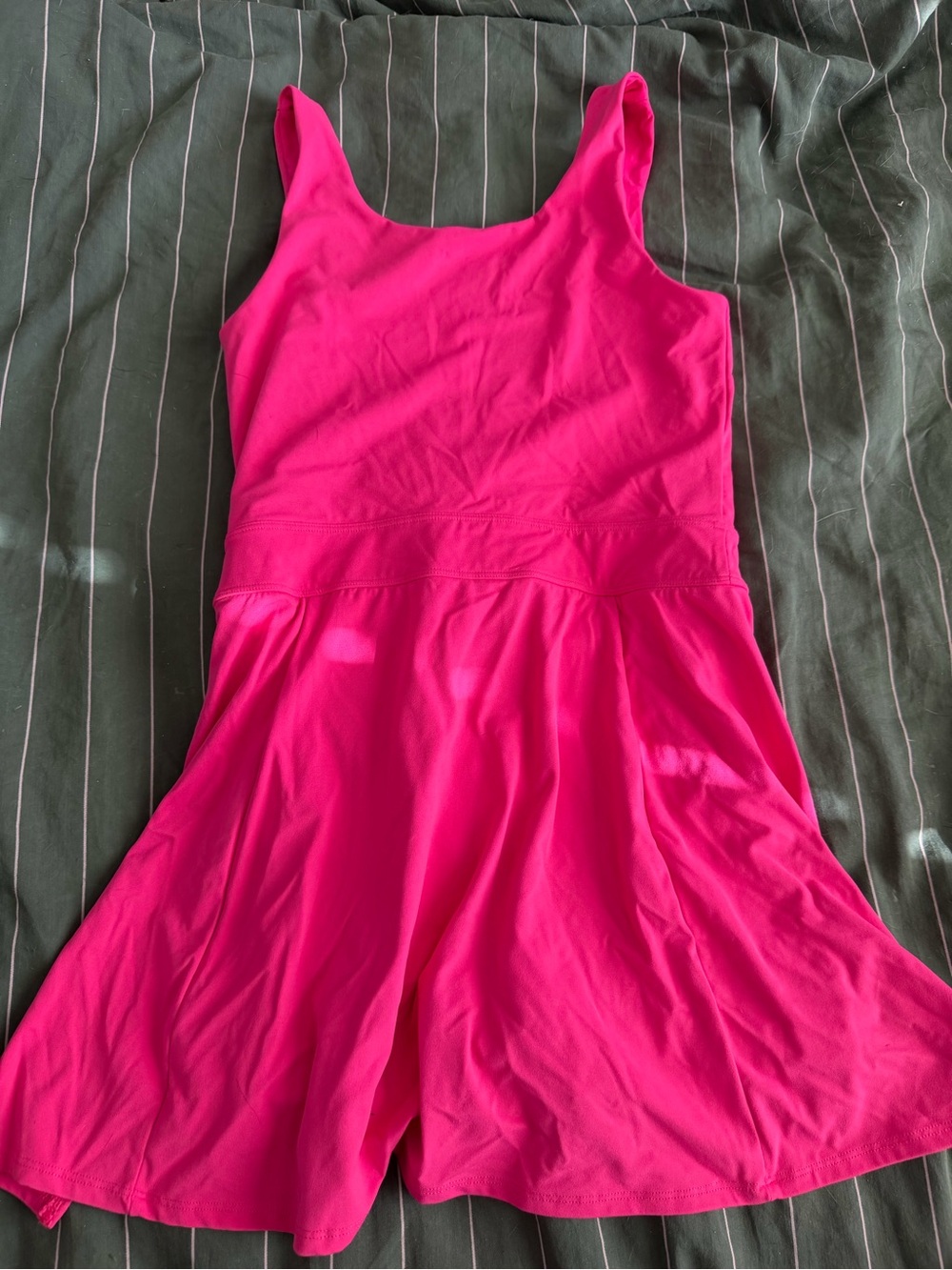 Splits59 Hot Pink Ladies' Skater Bodysuit Dress